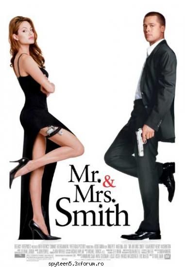 Filme cu Angelina Jolie si nu numai - "Mr & Mrs Smith " - John si Jane Smith sunt un - Lumea Filmelor